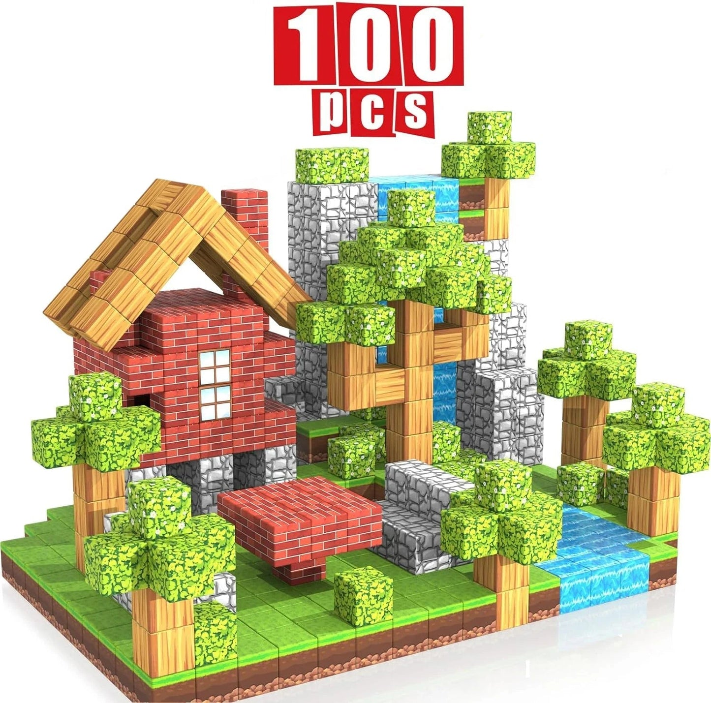 Magnetic Building Blocks Set